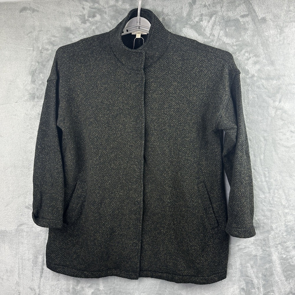eileen‎ fisher Wool Jacket Medium Brown